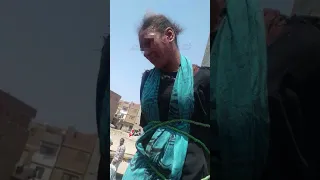 بنت مربوطه في عمود نور في الشرقيه 