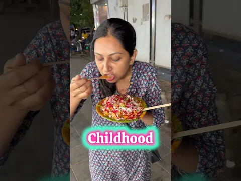 Childhood vs Current favourite street food 😱 #shorts #streetfood #foodchallenge