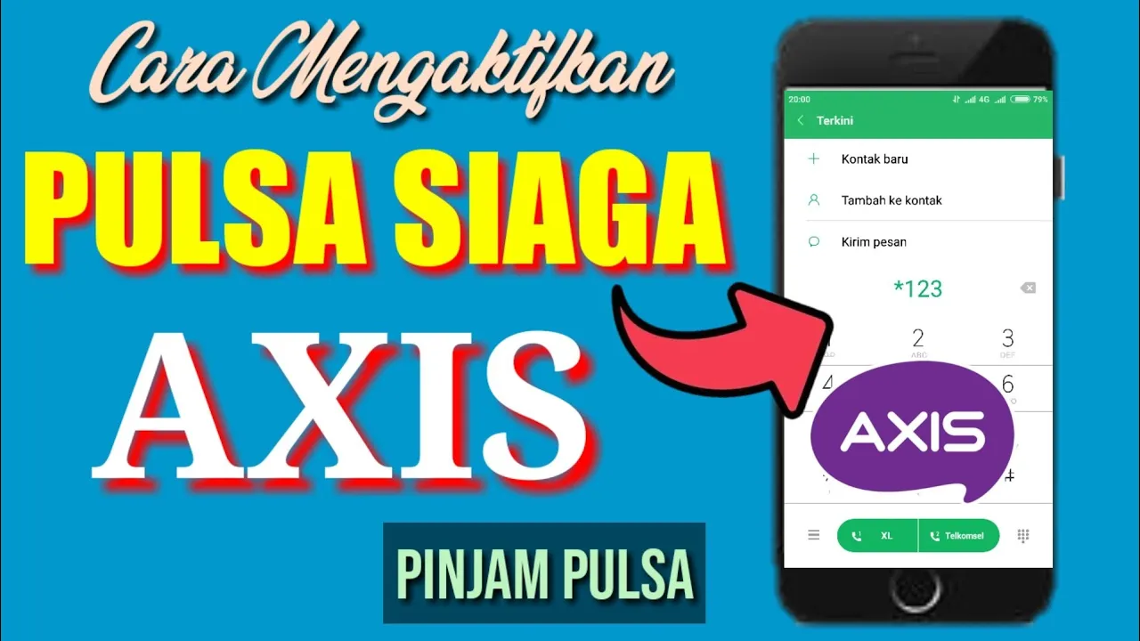 CARA MEMINJAM PULSA KARTU AXIS | 2020