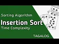 INSERTION SORT ALGORITHM AND COMPLEXITY ANALYSIS SORTING ALGORITHM