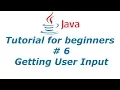 Java Programming Tutorial 6 - Getting User Input BTT