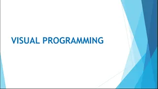 Lesson 6 Visual PROGRAMING part 1 GRADE 8 RATIONALISED NOTES