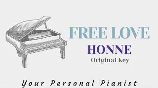 Download Free Love - Honne (London Session) - Piano Karaoke MP3