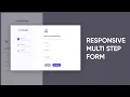 Awesome Responsive Multi Step Registration Form HTML CSS JavaScript