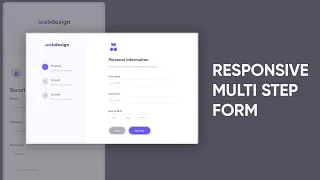 Awesome Responsive Multi Step Registration Form HTML CSS JavaScript