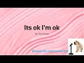 Download Lagu Its ok I'm ok By: Tate McRae (Lyrics)
