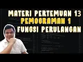 FUNGSI PERULANGAN FOR WHILE DAN DO WHILE DI JAVA
