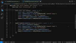 React Testing 04 18 - Testing User Interaction