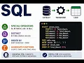 SQL Special Operators DISTINCT ORDER BY Aggregate Functions SQL for ETL Testers