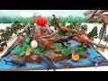 Download Lagu Dinosaur Volcano Adventure - Jurassic World T-Rex Stegosaurus Indominus Toys For Kids 화산