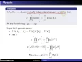 Multivariate distributions Expected value of a product