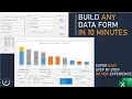 Build Any Data Form in 10 Minutes Super Easy Step by Step No VBA Experience