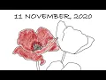 Colour with me Poppies Remembrance Day Veterans Day Art for kids FREE colouring pages