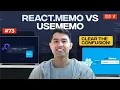 React memo vs useMemo Stop the Confusion Learn When How to Use Them