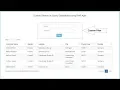 Custom Search in jQuery Datatables using PHP Ajax