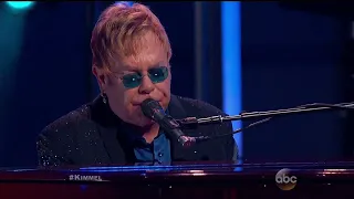elton john live full hd blue wonderful jimmy kimmel live 2016
