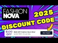 Download Lagu Fashion Nova Discount Code 2025 | How to Get Free Fashion Nova Coupon Codes MP3