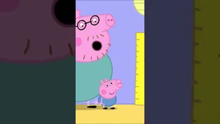 Peppa and George Measure how Tall they are