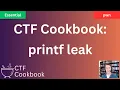 printf leak - CTF Cookbook