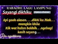 Lagu SAYANGI DIKHIKU (KARAOKE)NADA WANITA//RIA AGUSTIANA//CIpta.L KOMAR