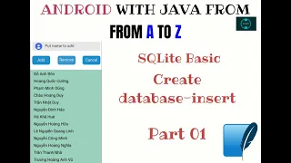 Sqlite Basic Part 01 Create DB and insert