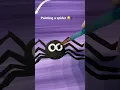 Clip from my spooky spider kids painting tutorial
