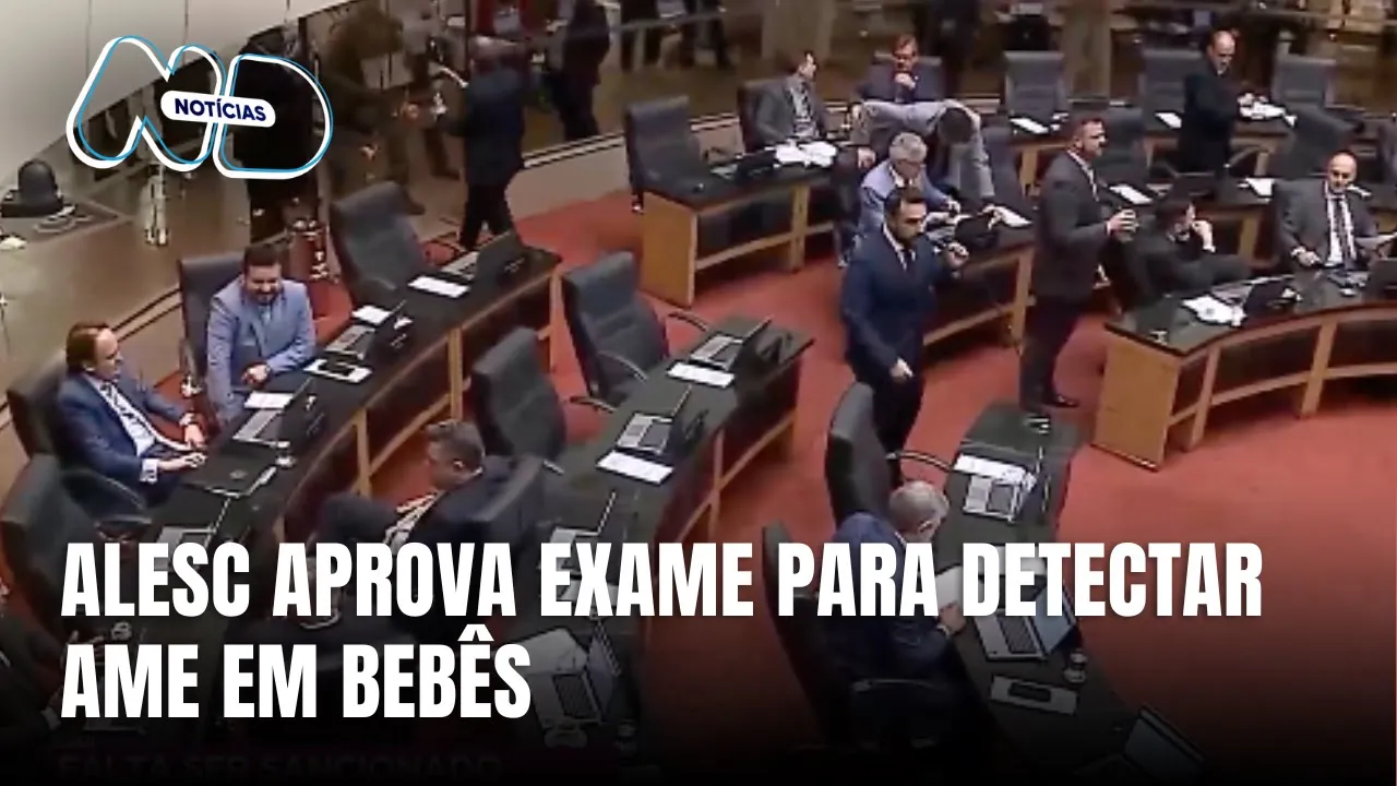 Alesc aprova projeto de exame obrigatório para detectar AME em bebês