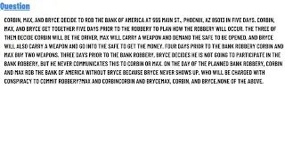 Corbin Max and Bryce decide to rob the Bank of America at 555 Main St Phoenix AZ 85013