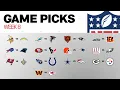 NFL Game Picks Week 8