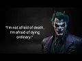 Evil Genius Joker The Most Badass Joker Quotes of All Time