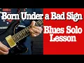Lagu Geboren onder een slecht teken - Gitaarsololes