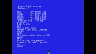 MSX-DOS Programming in openMSX