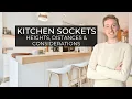 Kitchen Sockets Outlets Heights Distances Considerations