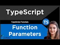 Default Optional Parameters TypeScript Tutorial