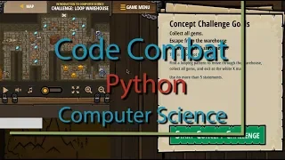 Code Combat Loop Warehouse Challenge - Python Tutorial with Solution