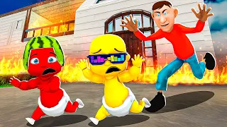 Baby BURNS the House in Who s Your Daddy Funny Moments