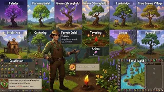 Farming Maxing Update 87 88 Tree Run Lasor Seed Drop Kronos Planted OSRS
