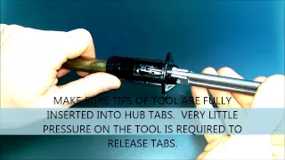 Toter snap-on wheel removal