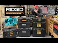 RIDGID 2 0 PRO GEAR SYSTEM and 3 Drawer Tool Box REVIEW vs ToughSystem and PACKOUT