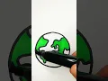 Planet earth coloring page