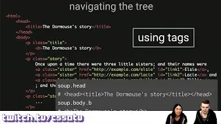 WEB SCRAPING TUTORIAL ft BeautifulSoup - CS50 on Twitch EP 40
