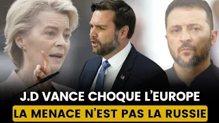 L'ENNEMI N'EST PAS LA RUSSIE : J.D. VANCE STUPÉFIE L'EUROPE À MUNICH !