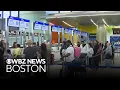 JetBlue passengers sleep on cots at Logan Airport after cancellations