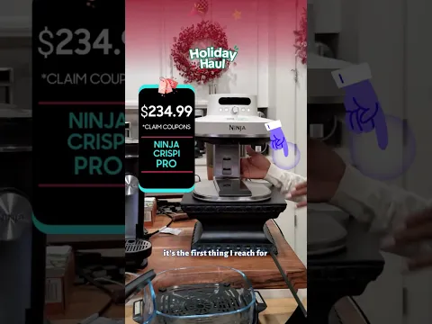 Ninja Crispi Pro 6-in-1 Countertop Glass Air Fryer - YouTube thumbnail