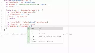 Caesar Cipher in Javascript