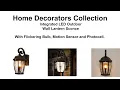Home Decorators Collection Wall Lantern Sconce