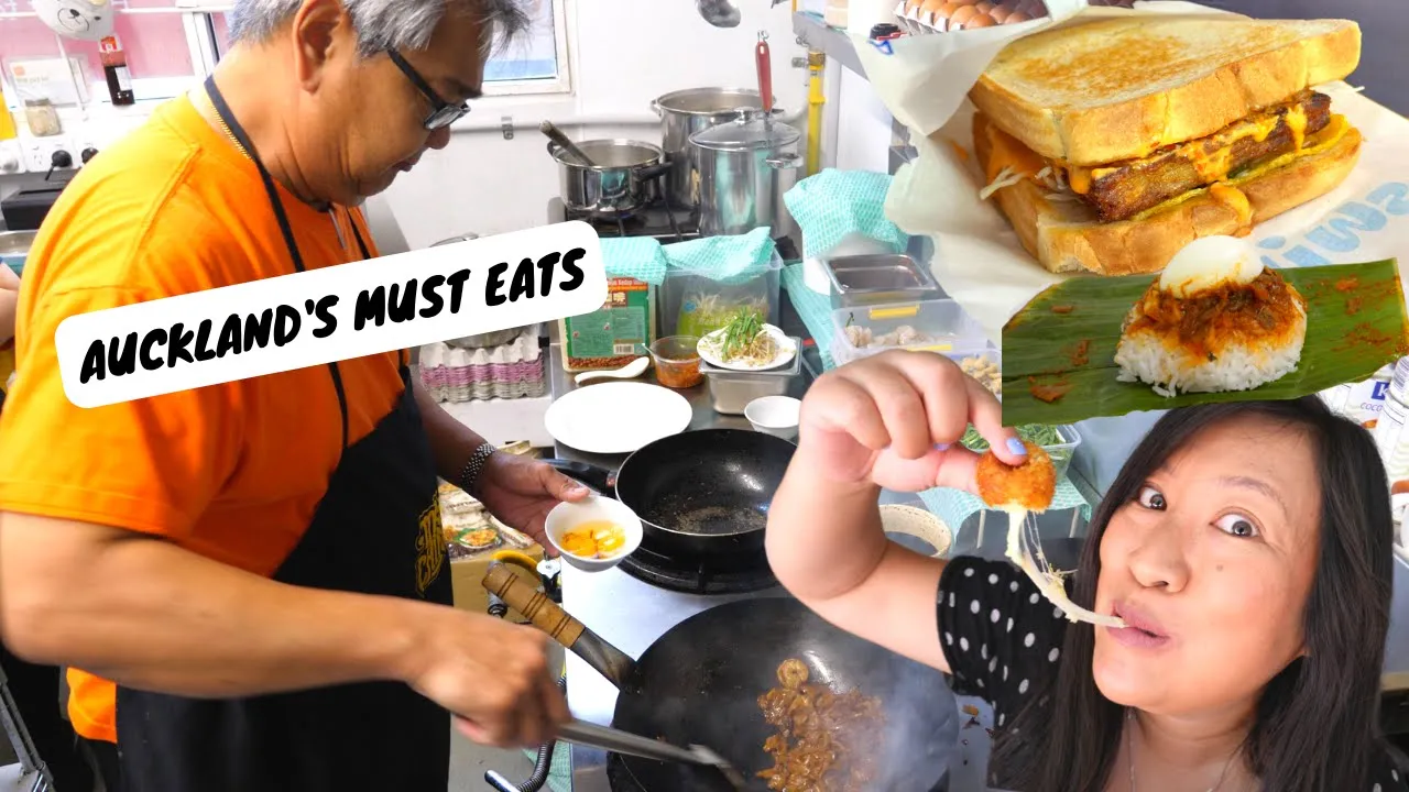 OBSCURE AUCKLAND EATS which you MUST visit! Hidden Malaysian lunch bar and insane Korean toasties