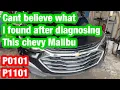 Diagnosing chevy Malibu p0101 and p1101 and look what i found
