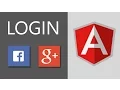 AngularJS Tutorial - Login with Google and Facebook Web Api