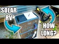EASY Solar Panel Generator System for RV - How Long Will It Run